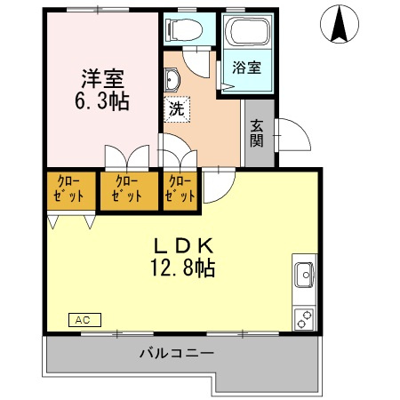 ロイヤルマンション2号棟の間取り