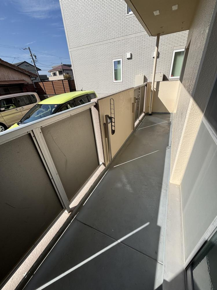 パークサイド南町のバルコニー