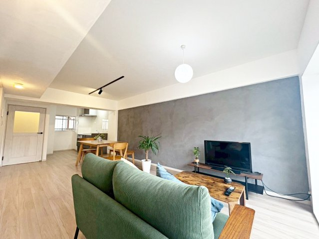 九条住宅C棟の居間・リビング