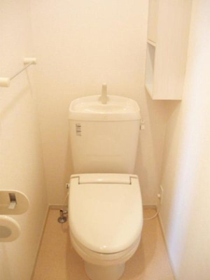 【トイレ】 | ソレイユ・西口Ｂ | 落ち着いたトイレです