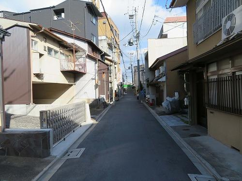 上京区東町 中古戸建の前面道路含む現地写真