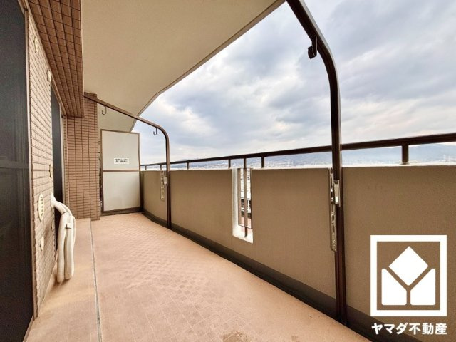 朝日プラザ宇治のバルコニー