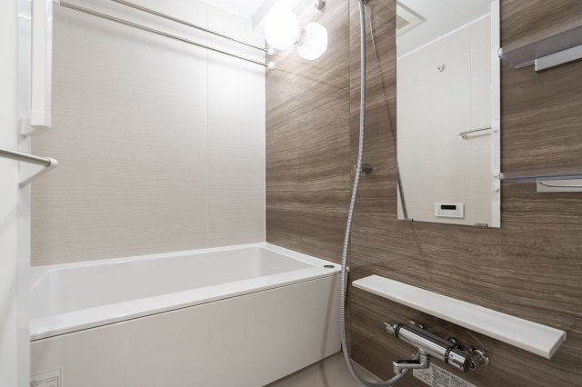 リビオメゾン木場の浴室|日々の疲れを癒すお風呂付です