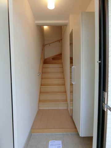 エスパス　ボヌールの玄関