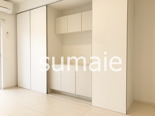 リブリ・プランドール大宮の寝室|壁面収納あり