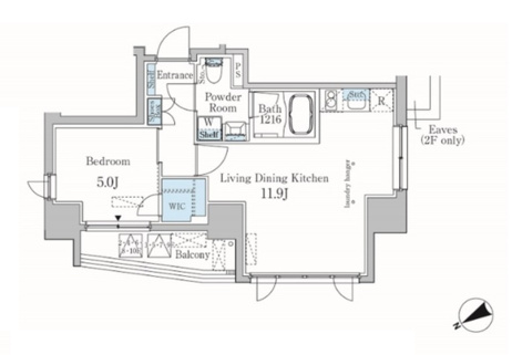 【間取り】 | カーサスプレンディッド恵比寿１丁目アネックス