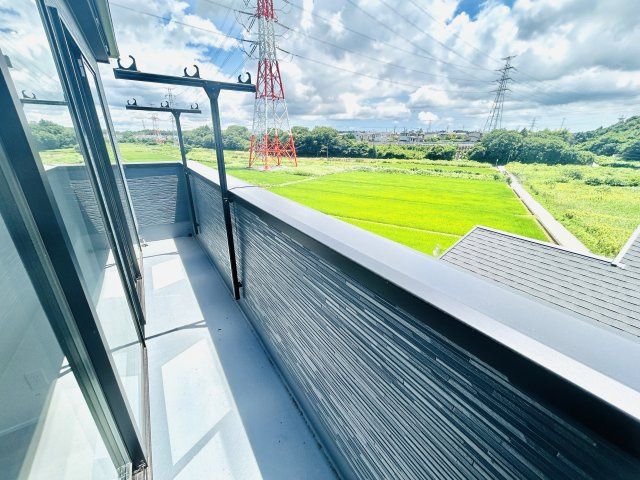 グラファーレ四街道市鹿渡４期のバルコニー