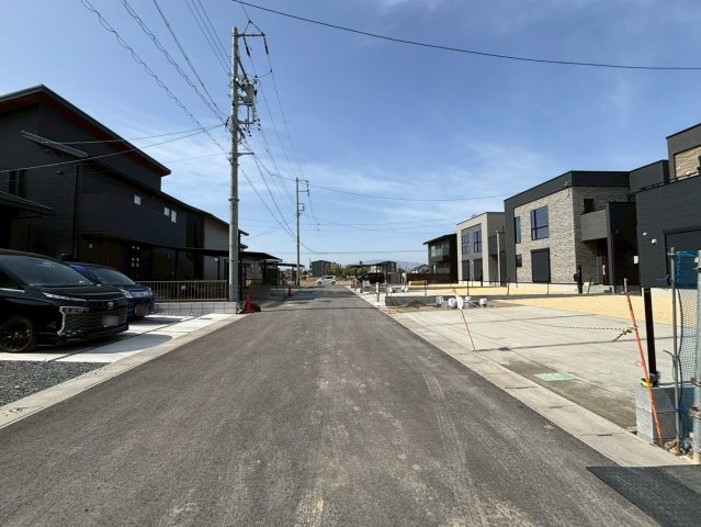 タマタウン　瑞穂市本田（本田小Ⅱ）　全3区画分譲の前面道路含む現地写真|■前面道路　■ヤマダ不動産　株式会社リライフ　
■夢のマイホーム購入をフルサポートします！
