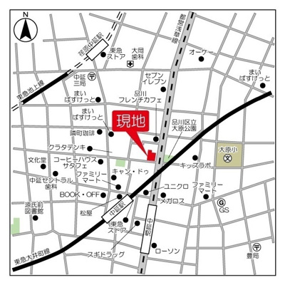 【地図】 | オーキッドレジデンス品川中延