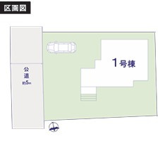 戸塚区南舞岡1丁目 新築戸建 6298万円の区画図