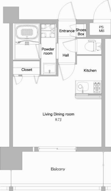 エンクレストNEO博多駅南の間取り