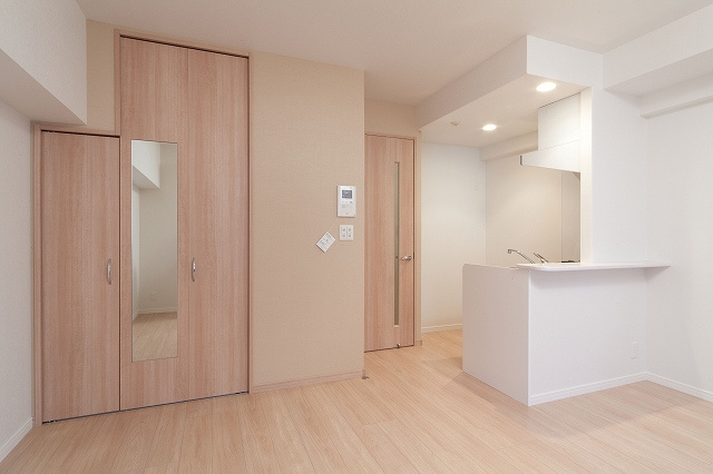 エンクレストNEO博多駅南の居間・リビング|おしゃれなリビングです