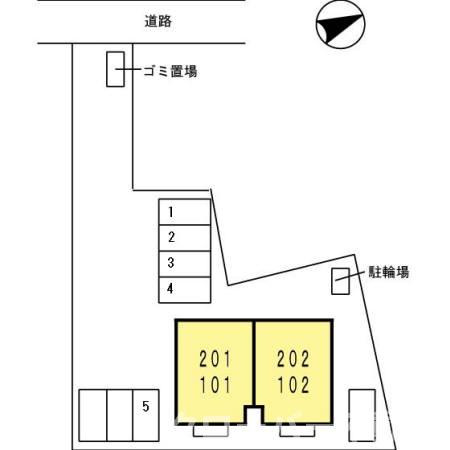 アヴァンサール 栄の区画図