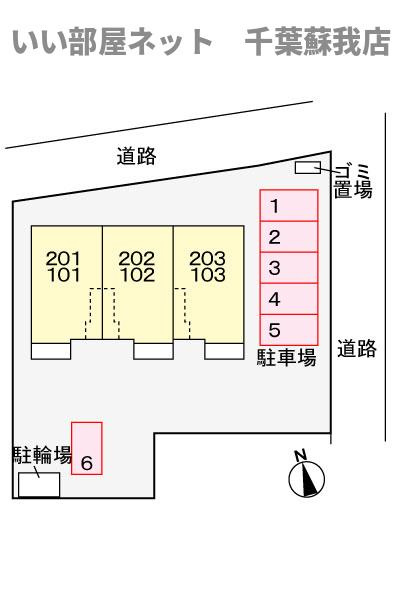 プレシャスガーデンの区画図
