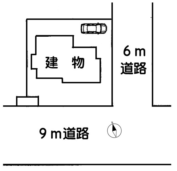 【区画図】 | 加須市花崎北4丁目　中古一戸建