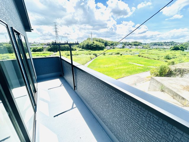 グラファーレ四街道市鹿渡４期のバルコニー