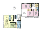 入間郡三芳町竹間沢　新築一戸建住宅　全1棟　(ふじみ野店)の画像