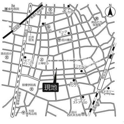 【地図】 | グランドソレイユ中延