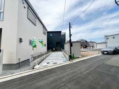 【前面道路含む現地写真】 | 深井水池町　新築分譲住宅　全２区画