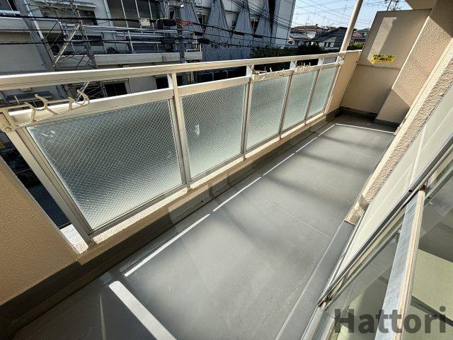 宏栄ハイツのバルコニー