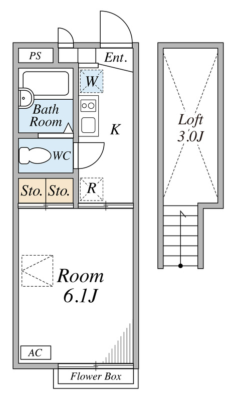 Palace上峰の間取り