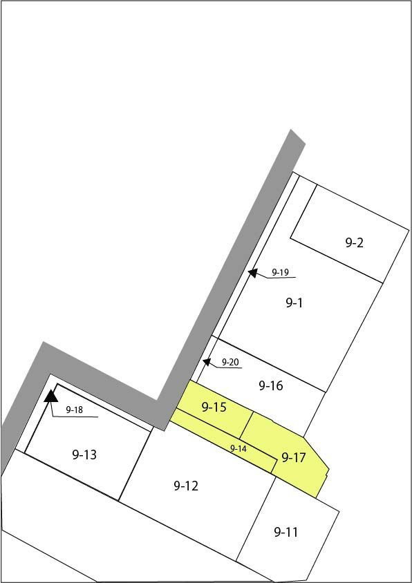 久留米市本町　売り土地の区画図