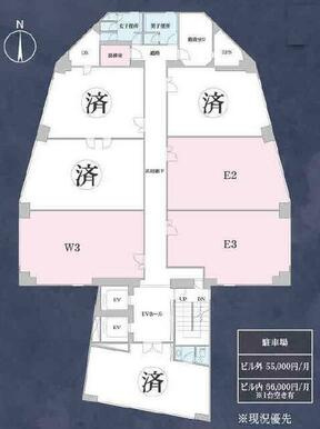 マストビルの間取り