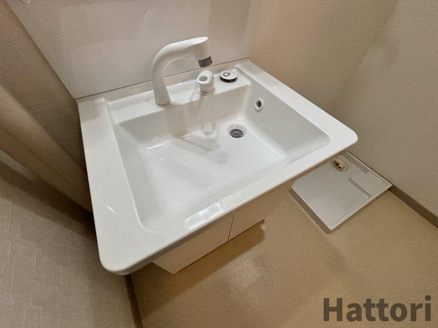 宏栄ハイツの洗面所