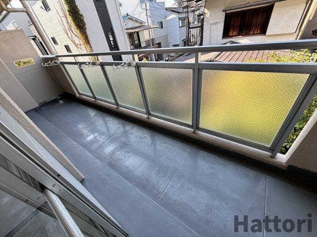 宏栄ハイツのバルコニー