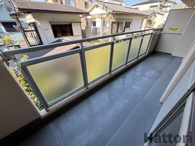 宏栄ハイツのバルコニー