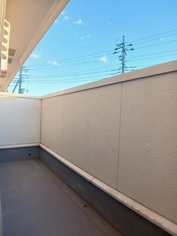 ポプラリテートＡのバルコニー