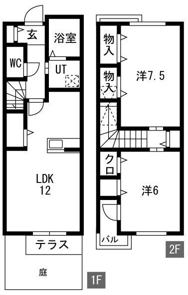 フリージアガーデンアネックスの間取り