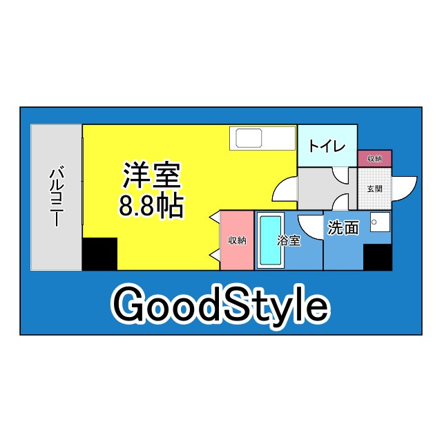 シェモア大須(旧名称:レジデンシア大須)の間取り