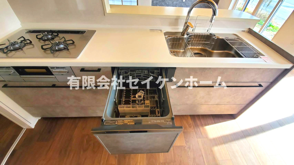 深谷市田中　新築住宅（注文住宅メーカ－施工）のキッチン