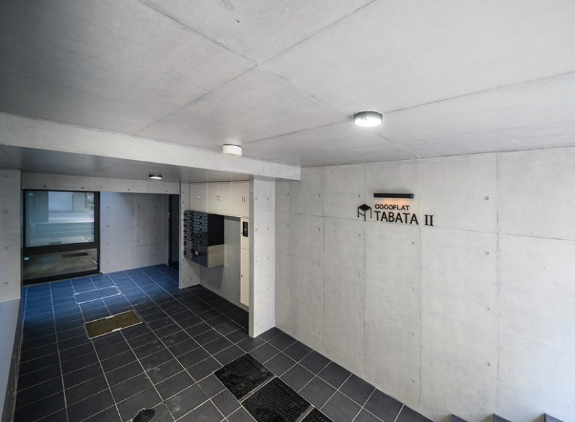 COCOFLAT田端Ⅱのエントランス