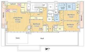 【間取り】 | Ｃｏｕｒｔ　Ｈａｔｓｕｄａｉ