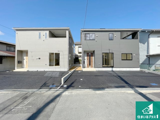 ●29(土)30(日)現地説明会！　天理市前栽町　ラスト1邸の前面道路含む現地写真|周辺は閑静な住宅街！前面道路広々で車の出し入れも便利です。駐車が苦手な方でも安心して車庫入れできます！