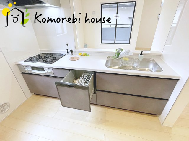 上尾本町　新築一戸建て　リーブルガーデ　01のキッチン|きれいなキッチンです