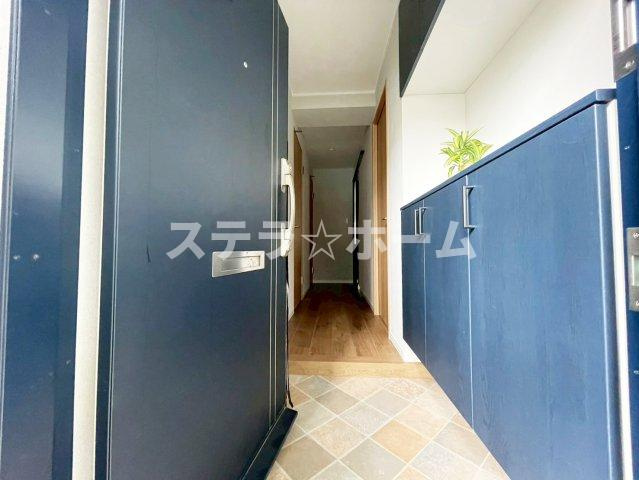 城北ハイツ　一号棟の玄関|明るい玄関です