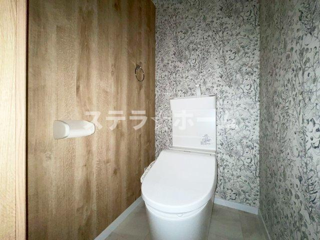 城北ハイツ　一号棟のトイレ|ゆったりとした空間のトイレです