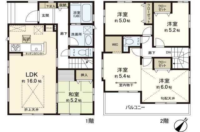 【間取り】 | 鴻巣市本町7丁目　新築戸建　全3棟　3号棟