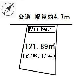 半田市栄町2丁目の土地図