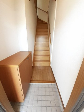 ソレイユ北島　Ａの玄関|毎日通る玄関はこちらです