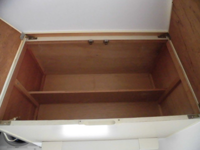 【収納】 | エムエムハイツ | キッチン上の収納スペースです