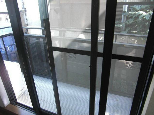 永松ハイツのバルコニー