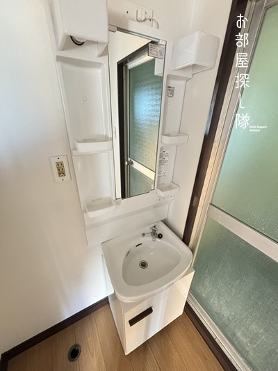 久留米市合川町の賃貸マンションの独立洗面台