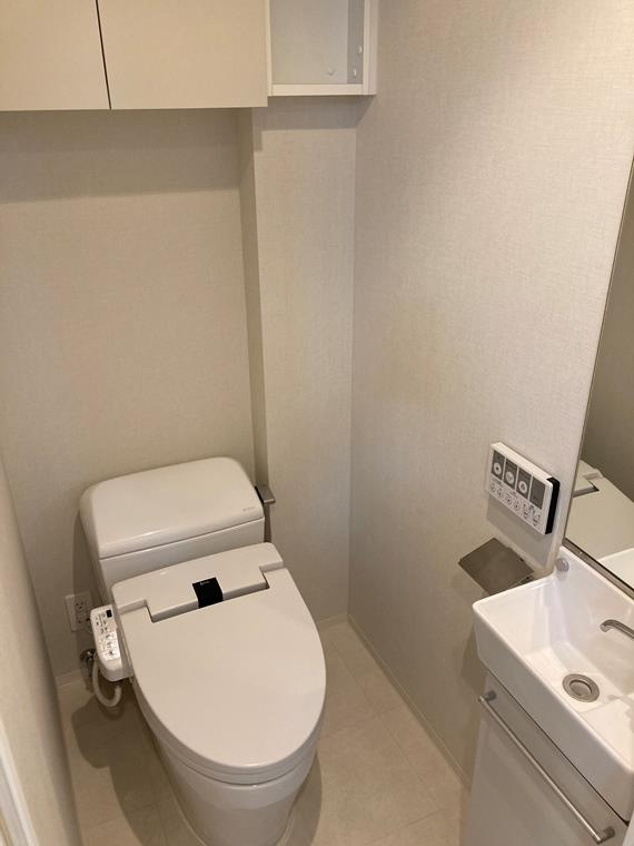 アールブラン二子多摩川レジデンスのトイレ