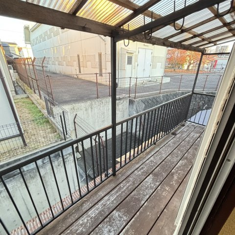 南中振戸建てのバルコニー