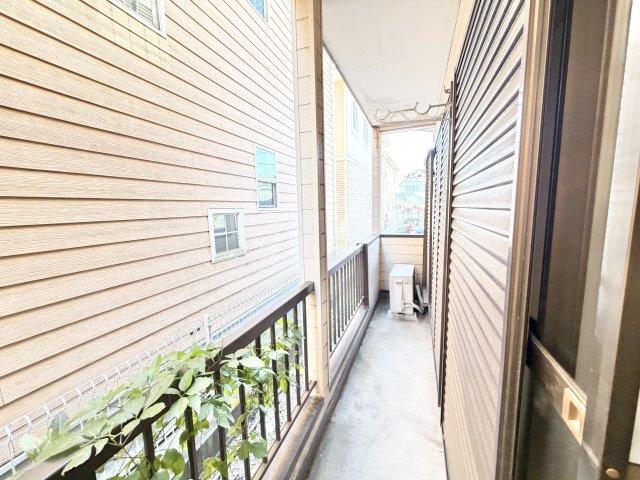 プロミネンスハイツ3号棟のバルコニー