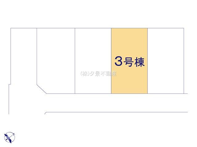 《仲介手数料無料》志木市中宗岡５丁目22-31新築一戸建てKEIAI GRACEの区画図
